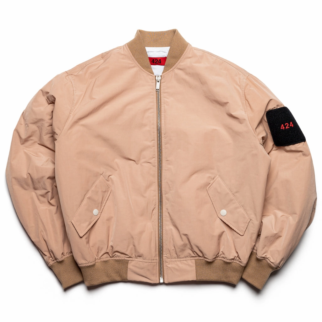 QuickReleaseFastenings Holiday Ease 424 Bomber Jacket - Beige