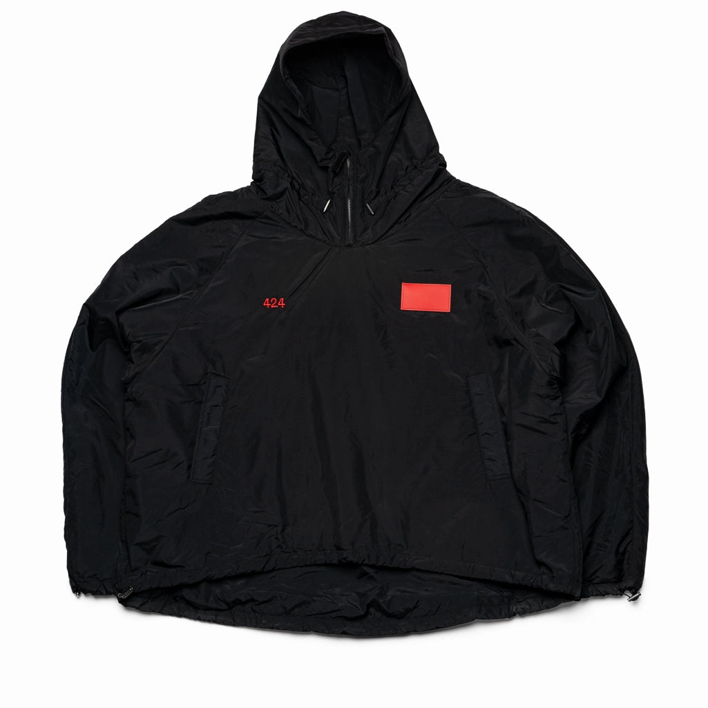 424 Giubbino Uomo Ric To Lightweight Jacket - Black Stylish Bottom