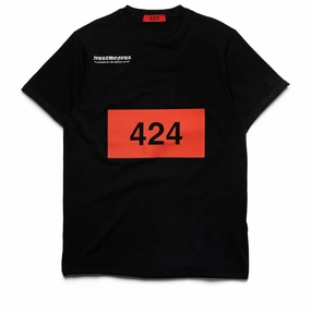 Strong Soul QuickReleaseFastener 424 Printed Tee - Black