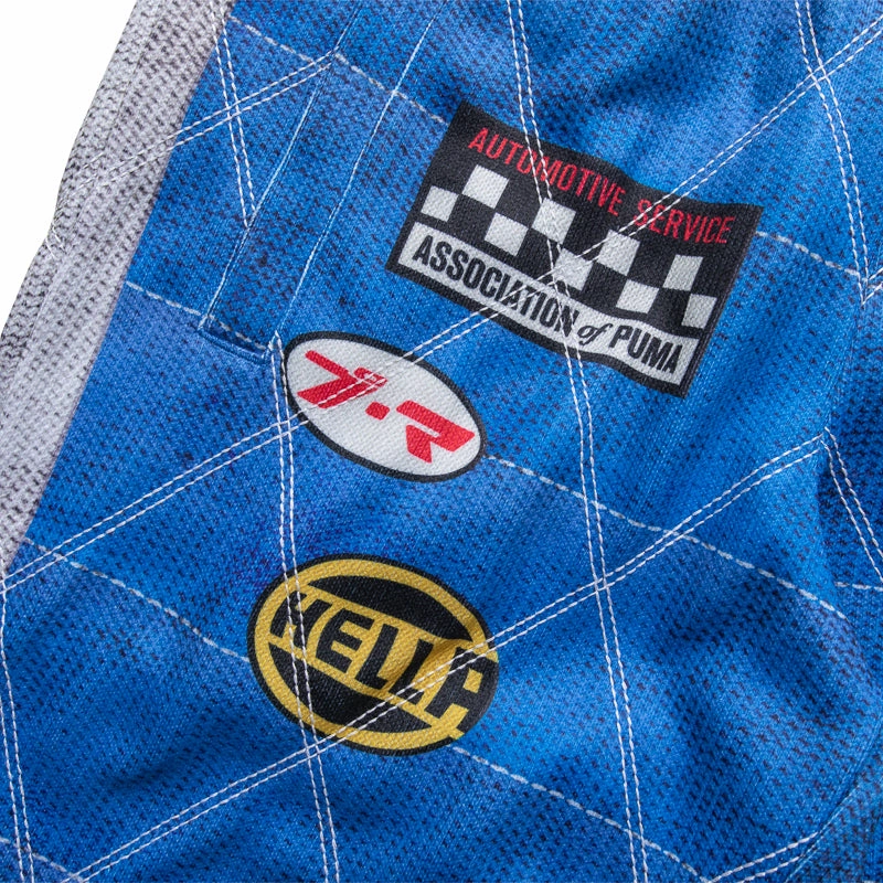 A$AP Rocky x Puma Quilted Sweatpants - Clyde Royal warm fleece StretchWaistband