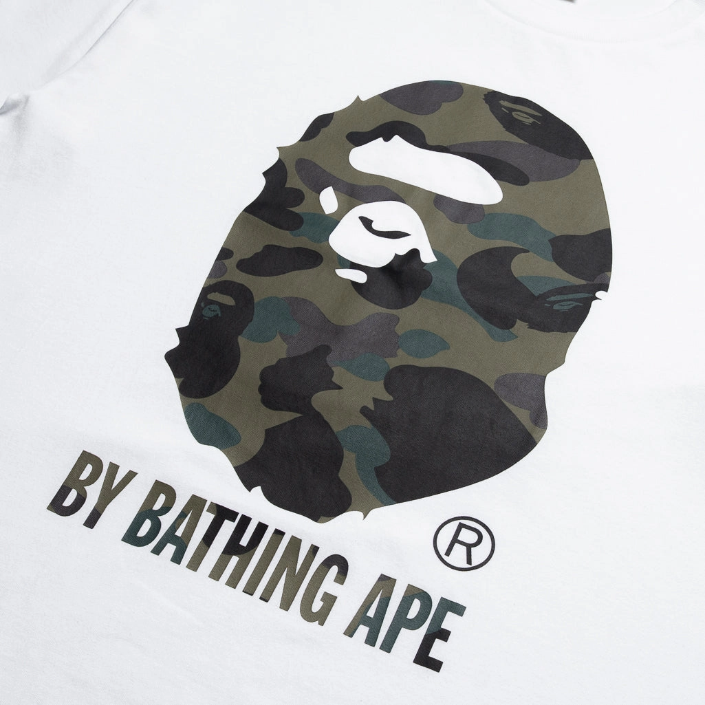 Silver Glow Magic Glow A Bathing Ape 1st Camo By Bathing Ape Tee - White/Green