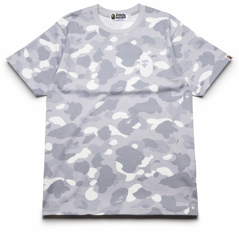 Comfortable Pants A Bathing Ape City Camo Ape Head Tee - Grey