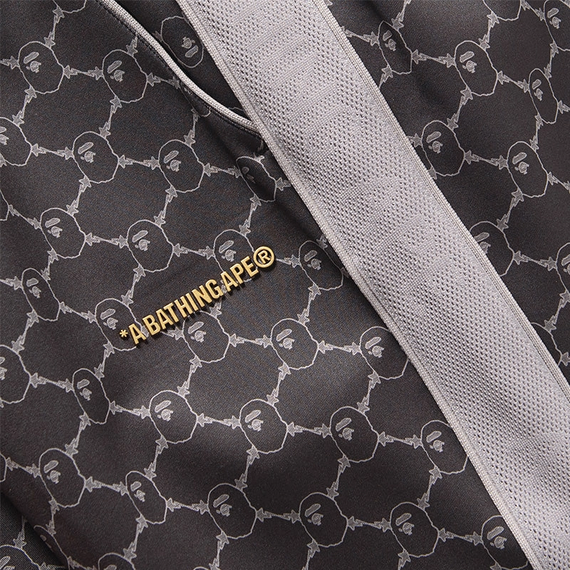 A Bathing Ape College Monogram Sweat Shorts - Black OdorControl Treatment Ventilated Back Panel