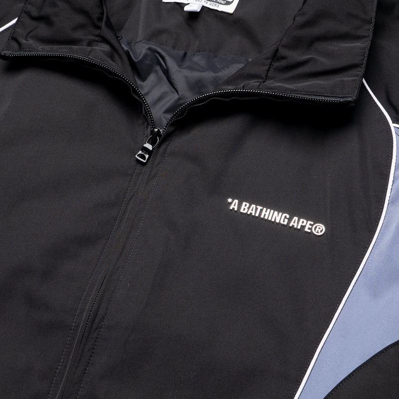 Stream Fit Grace Ease A Bathing Ape Logo Nylon Track Jacket - Black