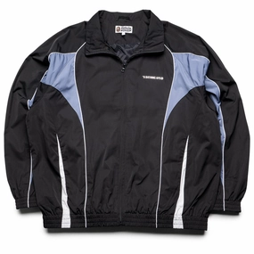 A Bathing Ape Logo Nylon Track Jacket - Black Smart Glow