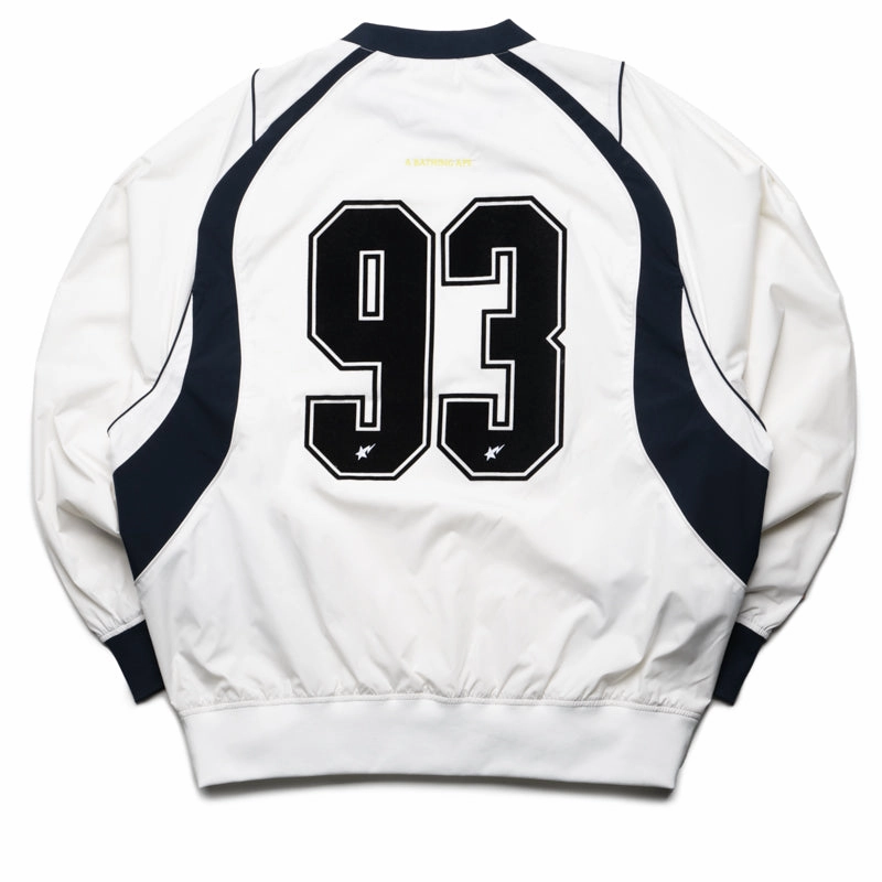 A Bathing Ape Multi Logo Pullover - White Metro Mode