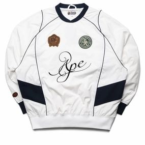 Free Fit Storm Core A Bathing Ape Multi Logo Pullover - White