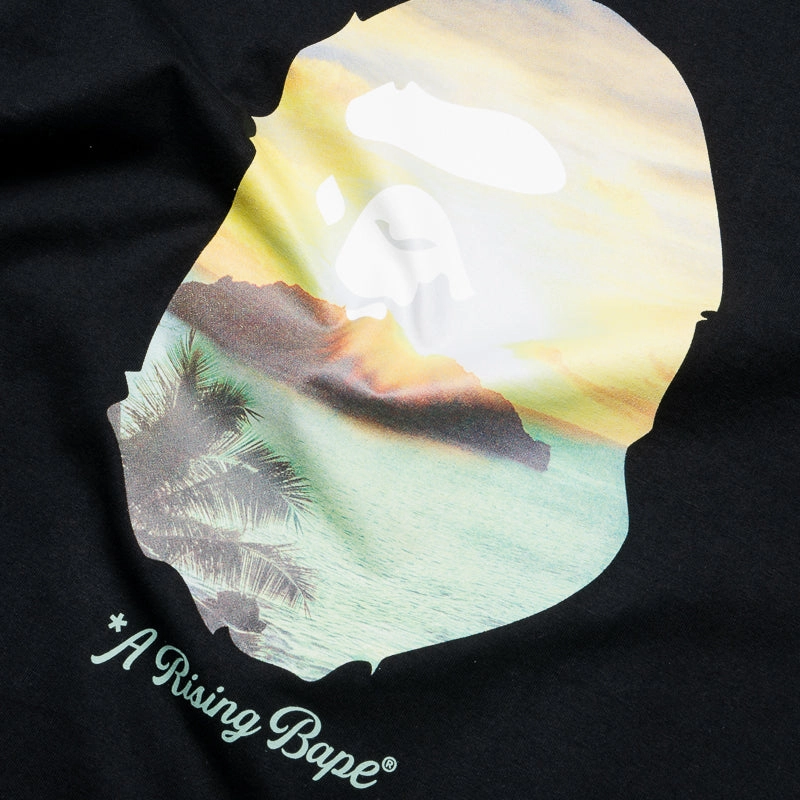A Bathing Ape Rising Bape Photo Tee - Black Basic Core QuickDrying