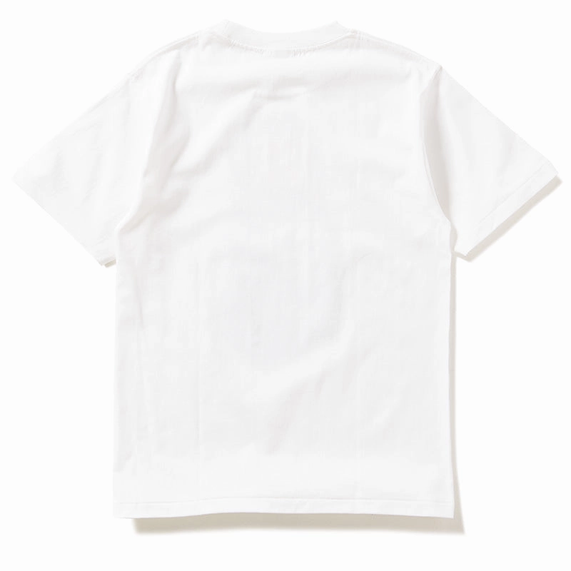 A Bathing Bape ABC Camo College Tee - White/Green Casual Vibe