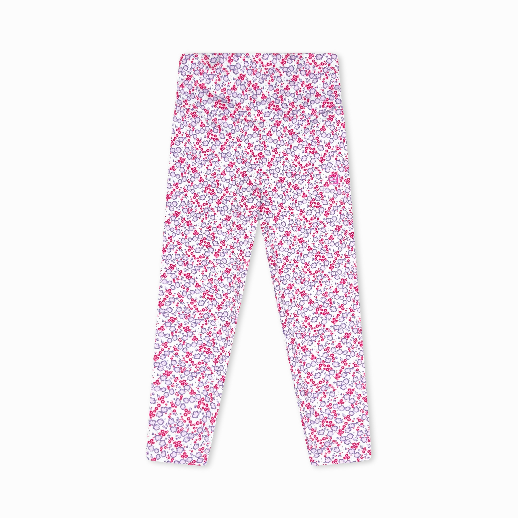 Hailey Highwaist Legging - Flower Power Floral MoistureManagement Technology RollUp Sleeves