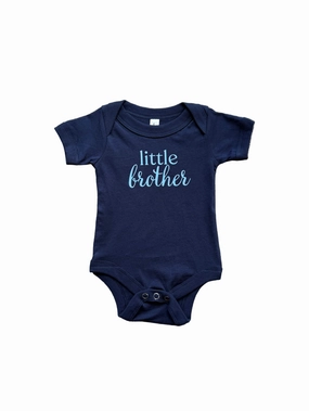 Layering Piece Little Brother Navy Onesie