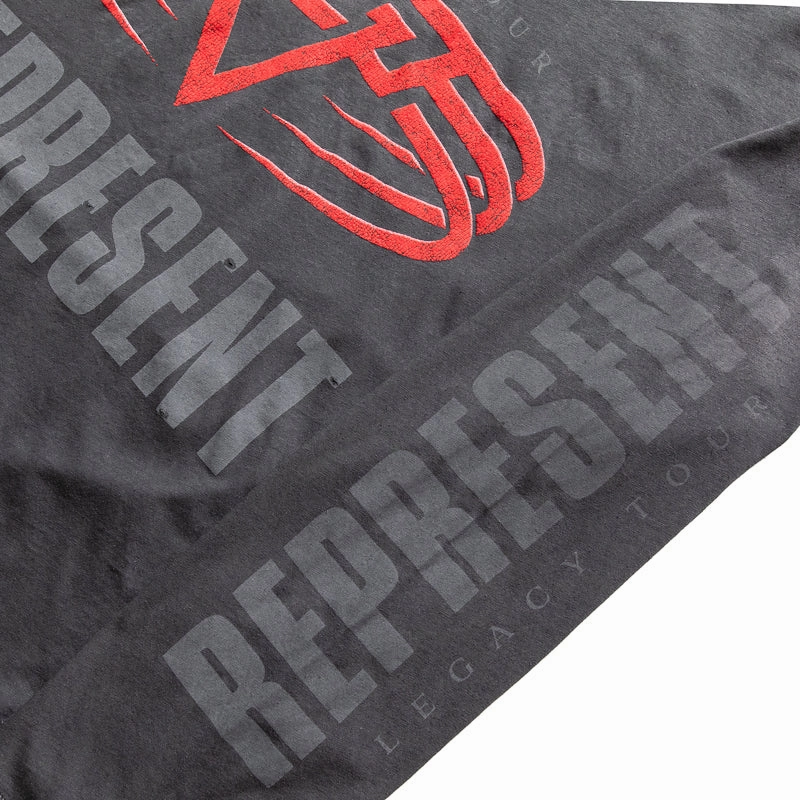 Flexible Material Represent Reversible Living Legacy Tour L/S Tee - Sun Fade Grey