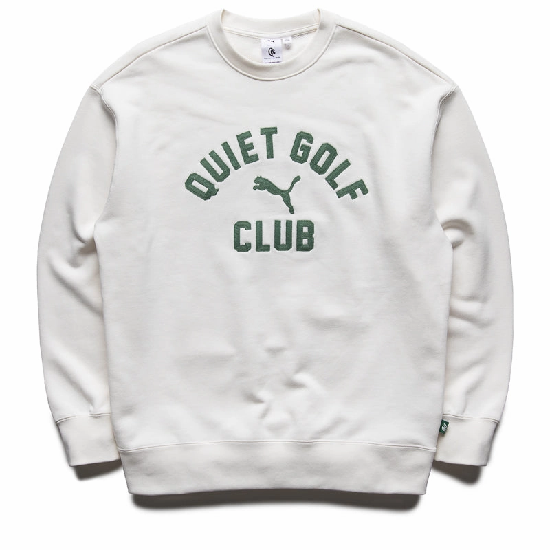 Lake Glow Quiet Golf x Puma Graphic Crewneck - Warm White