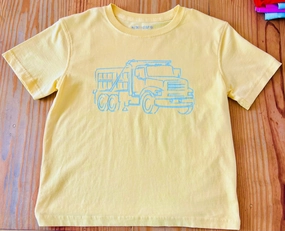 S/S Yellow Dumptruck T-Shirt VersatileCuff