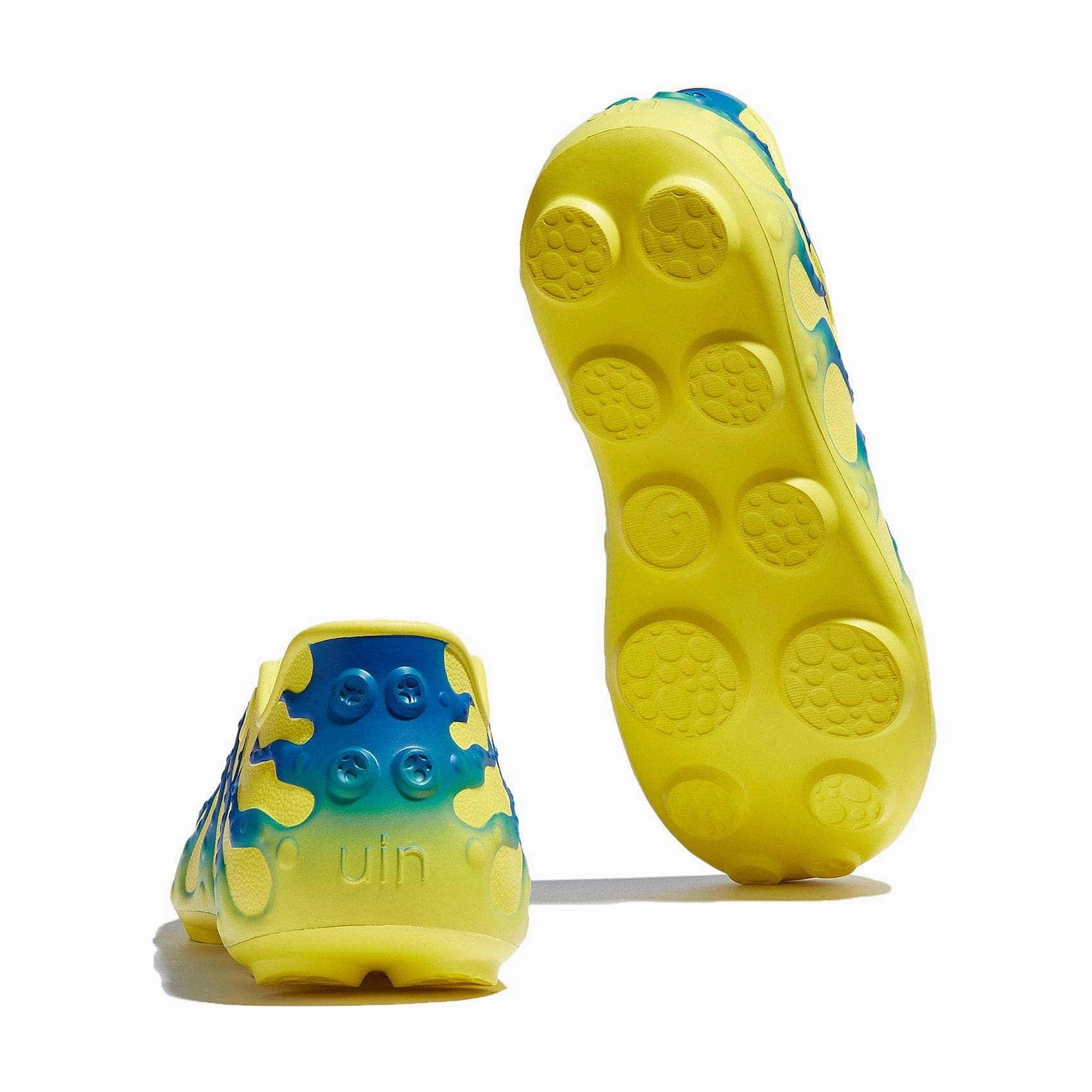 Minimalist Comfortable Vacation Shoes Yellow & Black Octopus II Men