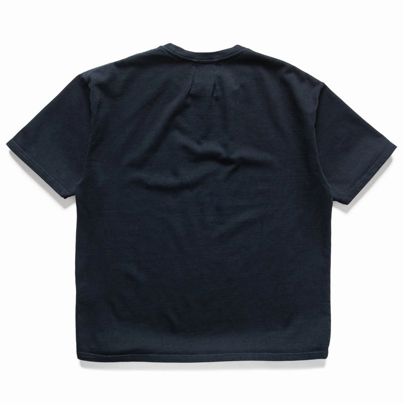 SustainableBlend Cold Weather Outfit Rhude Collegiate Crest Tee - Vintage Black