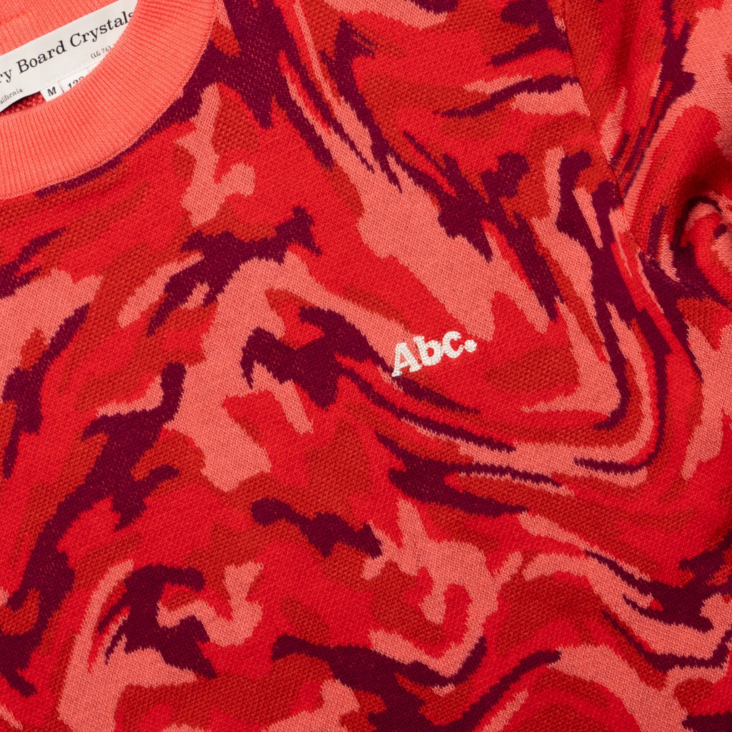 SweatWickingLining Advisory Board Crystals Camo Crewneck - Red