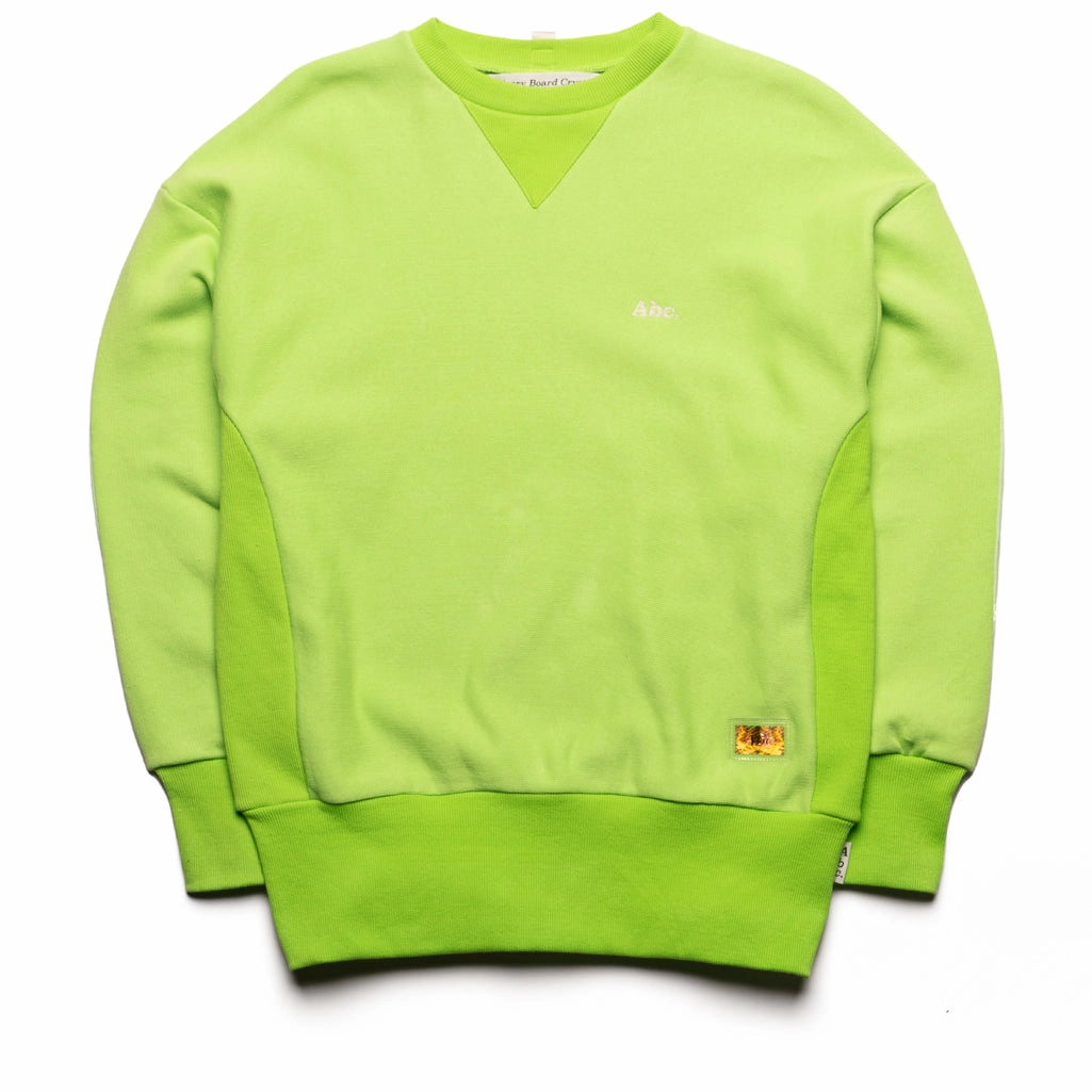 Advisory Board Crystals Crewneck - Green Warm Knit