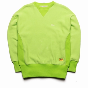 Advisory Board Crystals Crewneck - Green Warm Knit