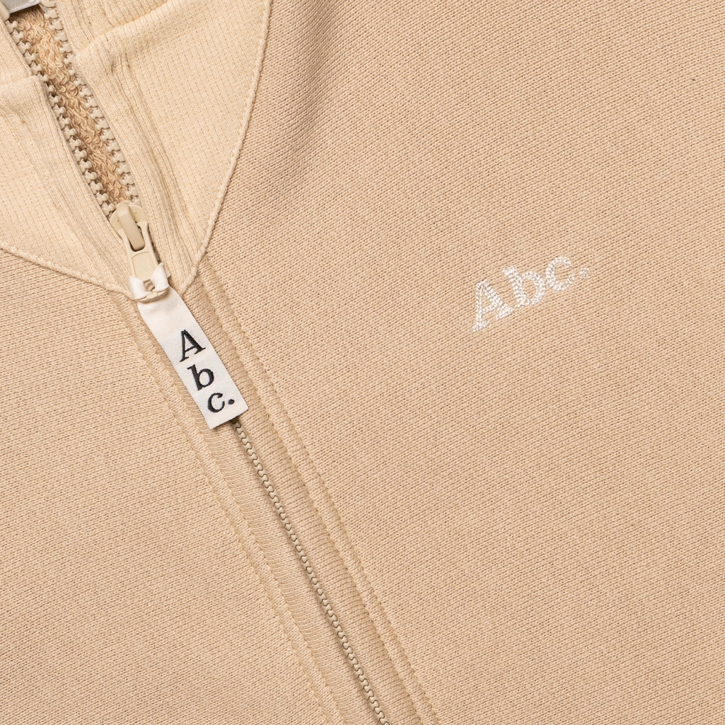 Advisory Board Crystals Hooded Jacket - Ecru Flatlock stitching MachineWashable