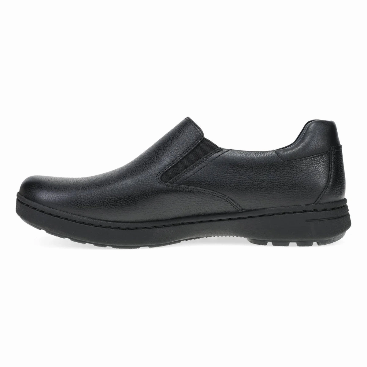 Reinforced Lacing Dansko Thomas Men's Slip On In Black Waterproof