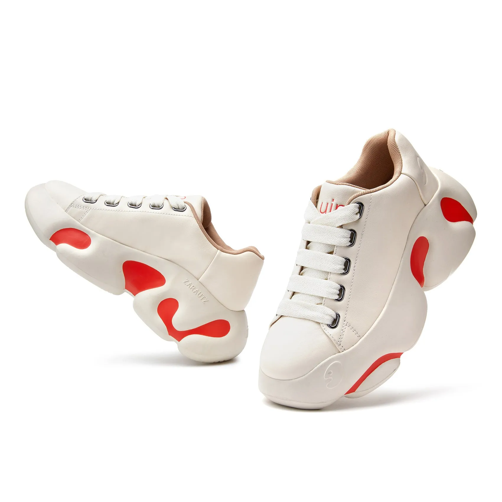 Beige Zarautz IV Women Soft Collar Textured Insole