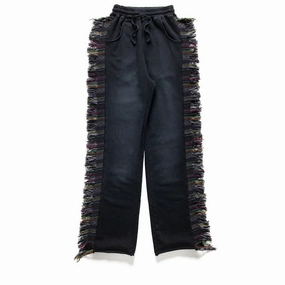 Stretch Fit Alchemist Know U Rider Fringe Joggers - Black