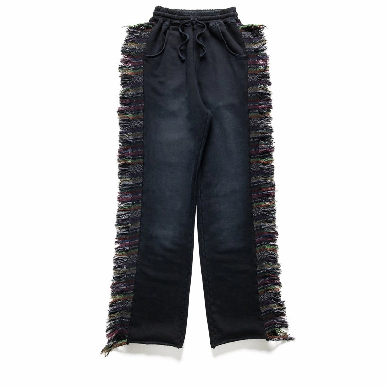 Stretch Fit Alchemist Know U Rider Fringe Joggers - Black