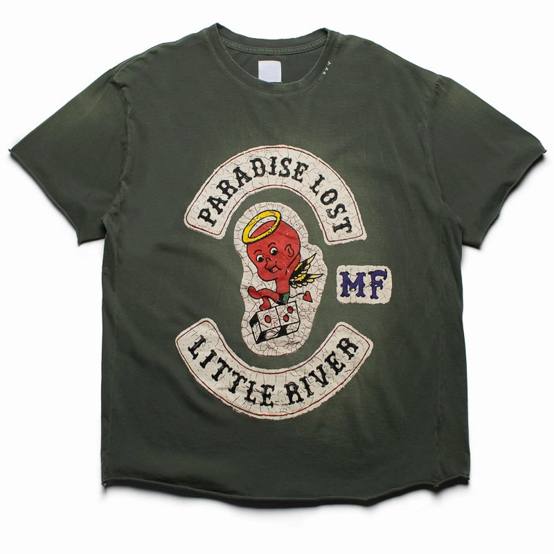 Alchemist Little River Tee - Defender Green MicroPerforatedTexture