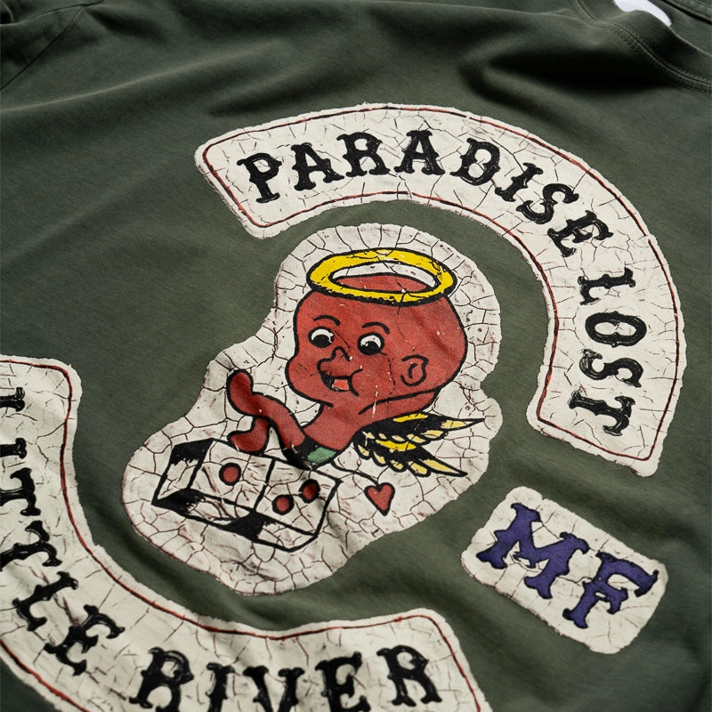 All weather Alchemist Little River Tee - Defender Green