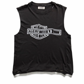 Trust Glow UltraSoft Texture Alchemist Noah Sleeveless Tee - Vulcan