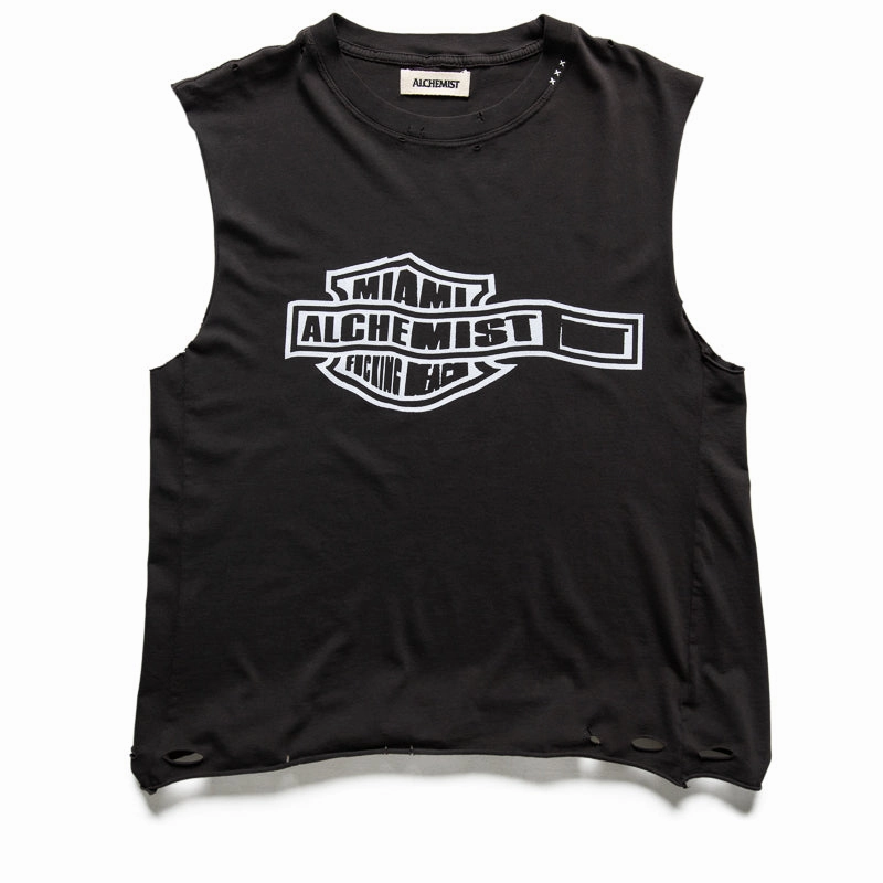 Trust Glow UltraSoft Texture Alchemist Noah Sleeveless Tee - Vulcan