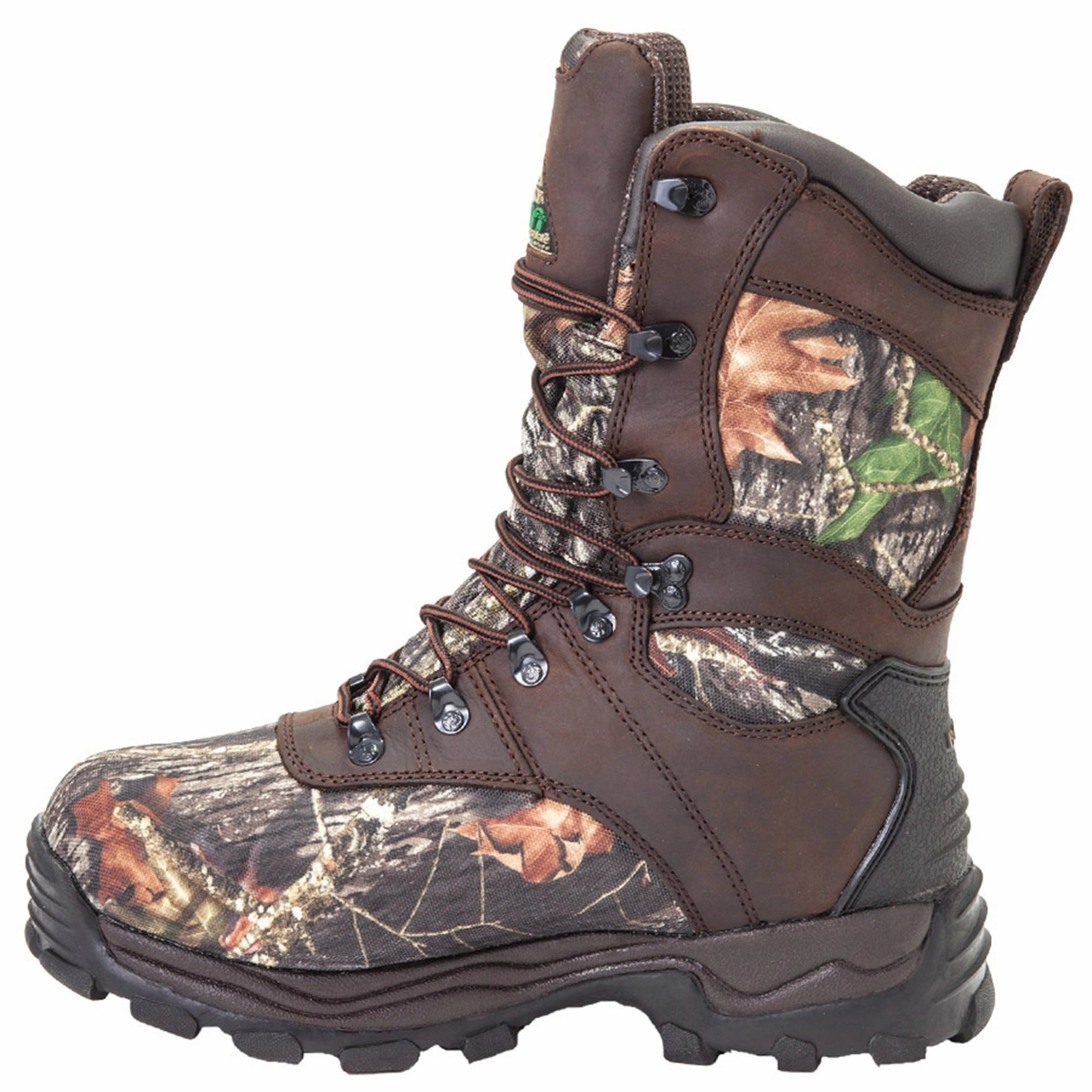 Rocky Sport Utility Men's 1000G Insulated Waterproof Boots Fq0007481 In Mossy Oak Low Profile Remote Hiking