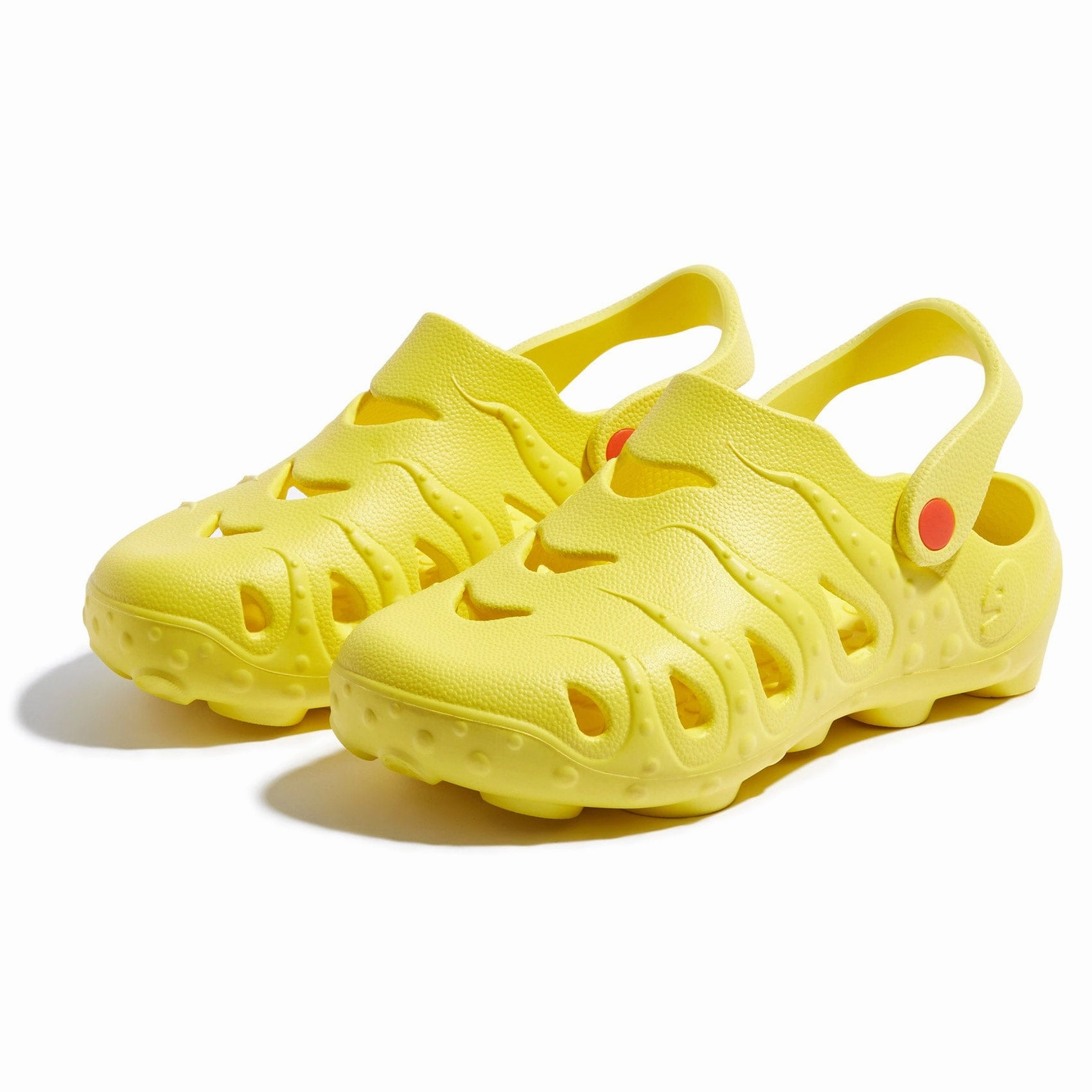 Chic Travel Flats Outfit Match Maize Yellow Octopus I Men