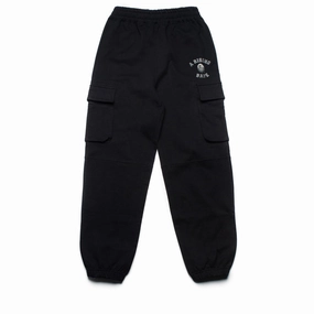Trendy Sweatpants Bright Color A Bathing Ape A Rising Bape Military Sweatpants - Black