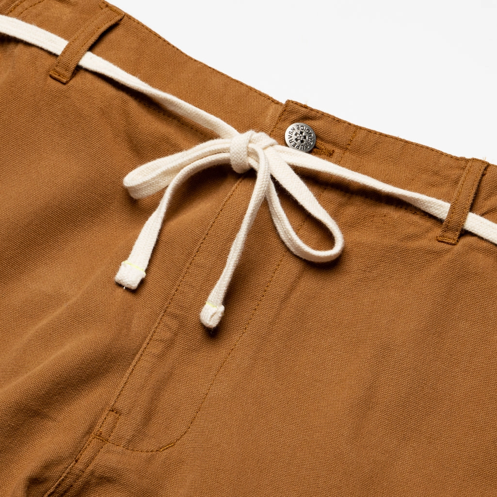 Supervsn Canvas Cargo Pant - Khaki Warm Sweater
