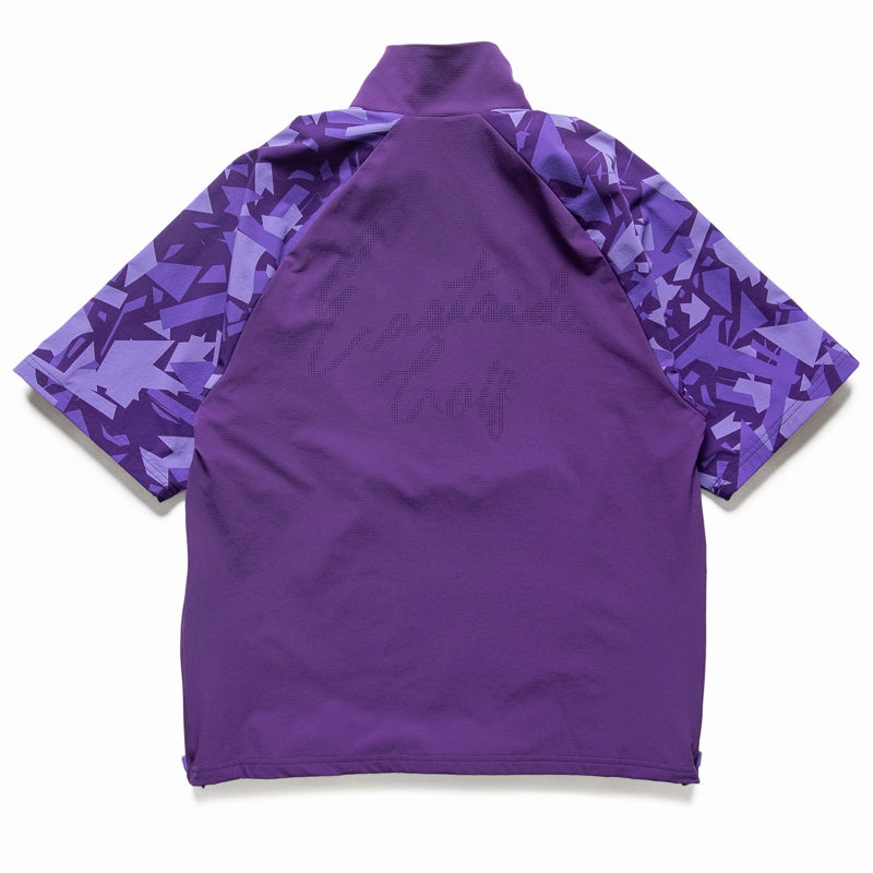 Convertible Style Eastside Golf 1/2 Zip Nylon Wind Shirt - Violet