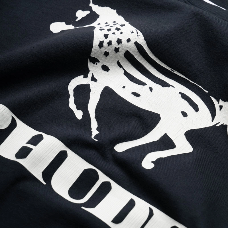 MoistureWickingMaterial VersatileStyle Rhude Dinero Tee - Vintage Black/White