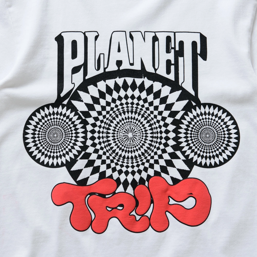 Always On Tour Planet Trip Tee - White Easy Tunic