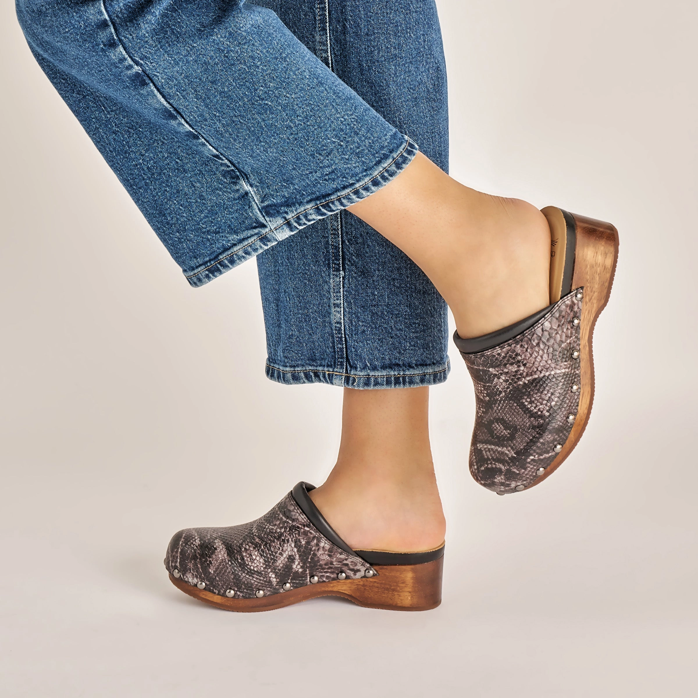 Stylish Footwear Andie Grey Snake