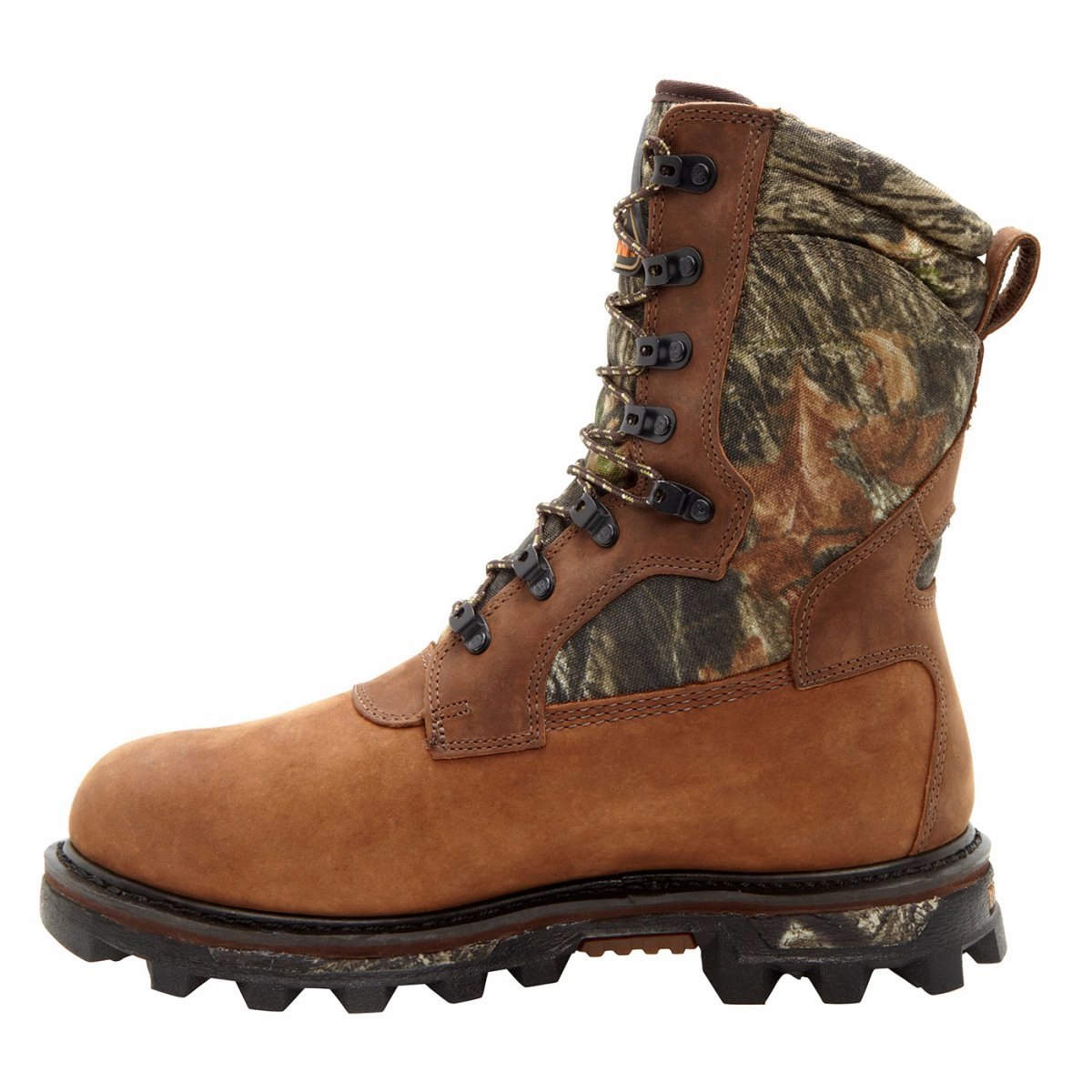 Rocky Bearclaw 3d Men's Waterproof 1400G Insulated Camo Boots Fq0009455 In Brown Mossy Oak Ski Resort Visitor