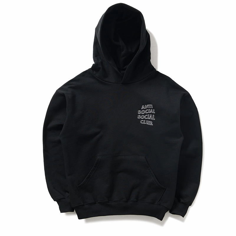 Anti Social Social Club Applique Mind Games Hoodie - Black Flow Core OdorResistant Material