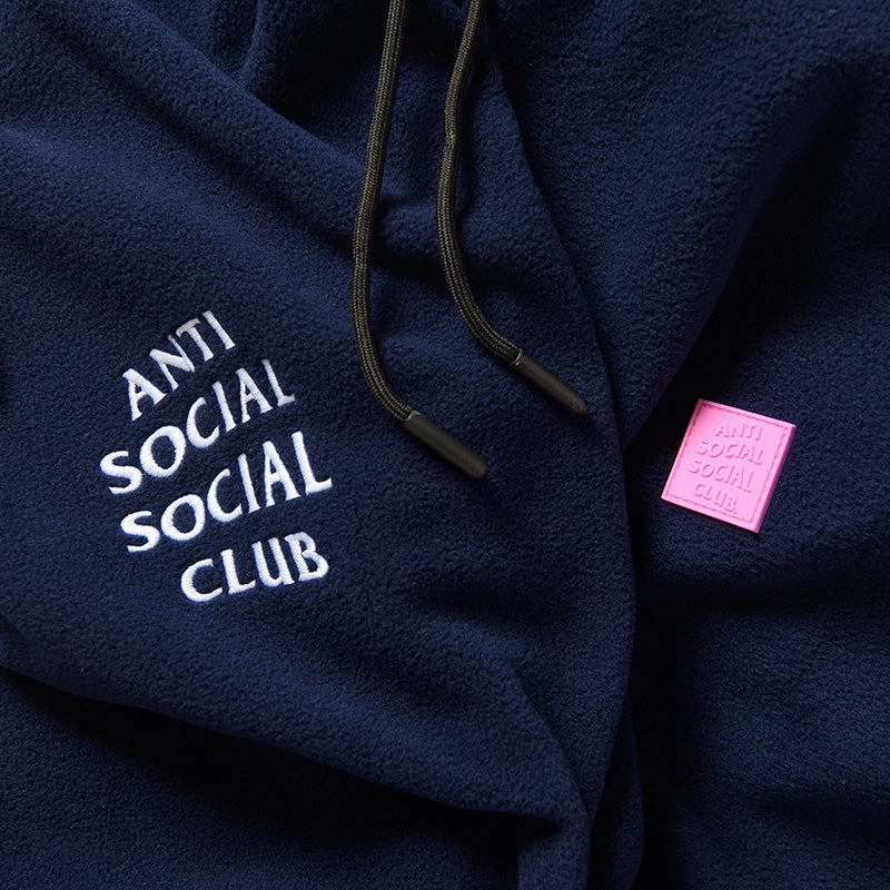 Anti Social Social Club Polar Fleece Sweatpants - Navy FadeResistant Royal Charm