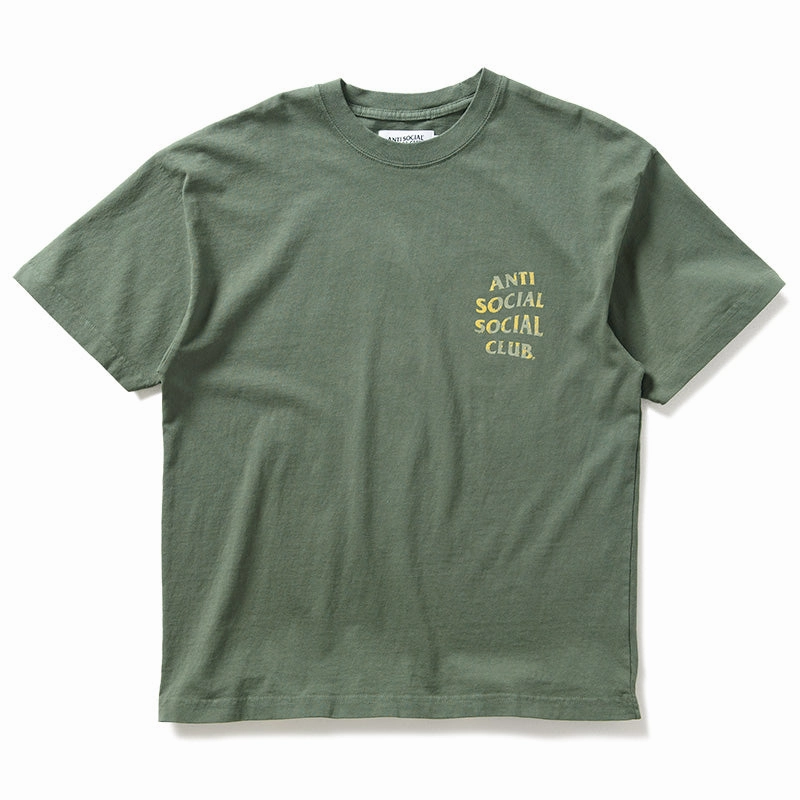 Laid-Back Outfit Anti Social Social Club Weathered Tee - Green