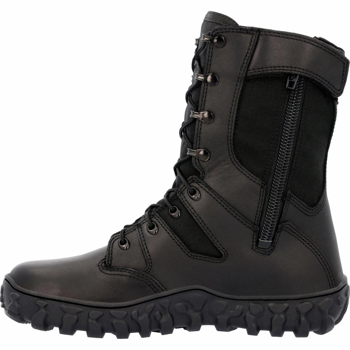 Padded Interior Backcountry Camper Rocky S2v Predator Men's Waterproof Soft Toe Military Boots Rkc146 In Black