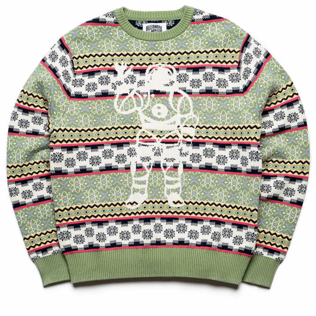 Versatile Clothing OrganicCotton Billionaire Boys Club Greetings Sweater - Whisper White