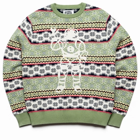 Versatile Clothing OrganicCotton Billionaire Boys Club Greetings Sweater - Whisper White