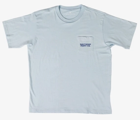 Youth Summer Wave Tee - Ice Blue EcoConscious Production
