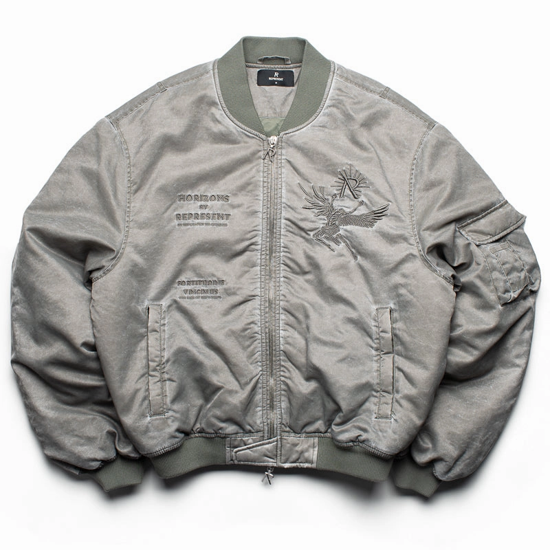 Active Apparel Represent Icarus Flight Bomber - Khaki/Grey