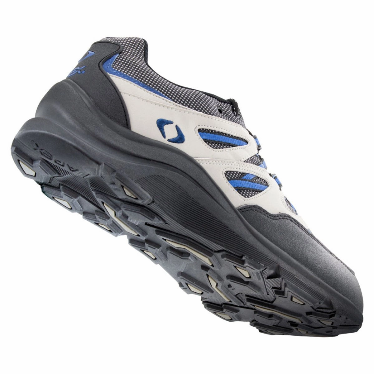 Apex V753m Sierra Trail Run Men's Active Shoe In Grey Retro-inspired